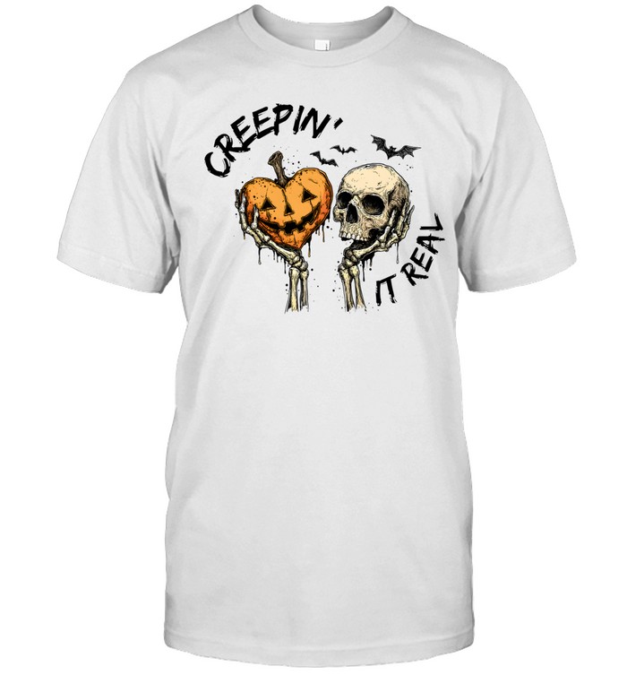 Creepy Skeleton Pumpkin Skull Halloween Classic Men's T-shirt Creepy Skeleton Pumpkin Skull Halloween Classic Men's T-shirt