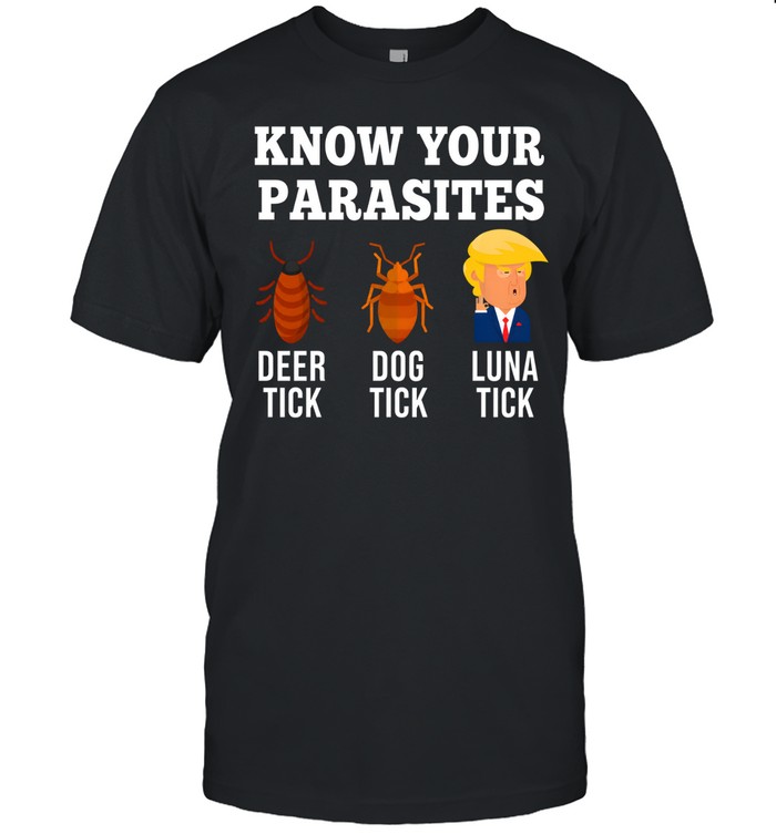 Donald Trump know your parasites deer dog Luna tick Classic Men's T-shirt Donald Trump know your parasites deer dog Luna tick Classic Men's T-shirt