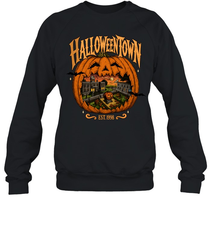 Halloweentown Est 1998 Giant Pumpkin Town Square Portal Unisex Sweatshirt Halloweentown Est 1998 Giant Pumpkin Town Square Portal Unisex Sweatshirt