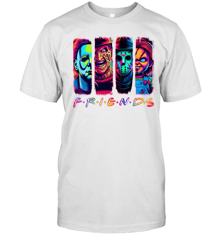 Horror Friends Neon Classic Men's T-shirt Horror Friends Neon Classic Men's T-shirt