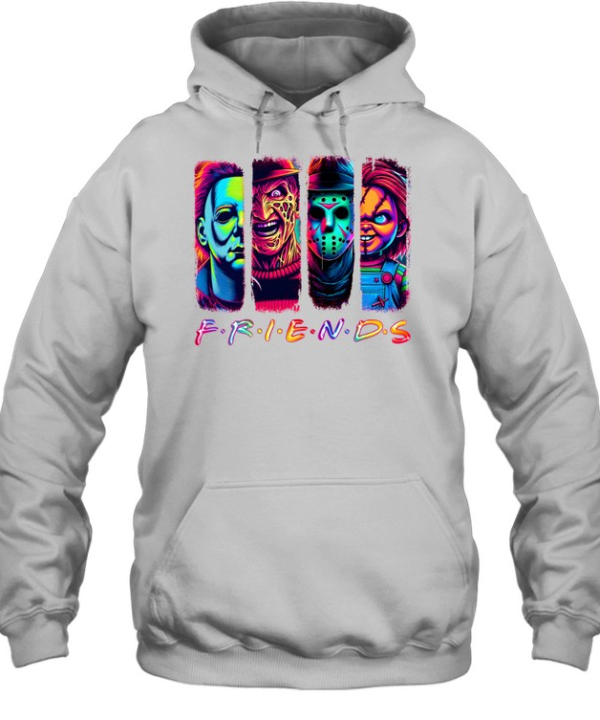 Horror Friends Neon Unisex Hoodie