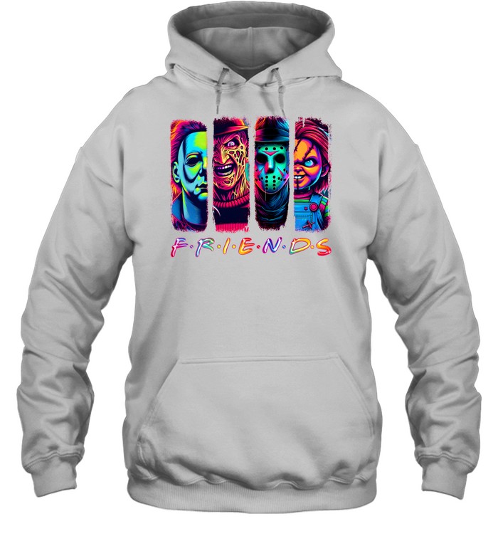 Horror Friends Neon Unisex Hoodie Horror Friends Neon Unisex Hoodie