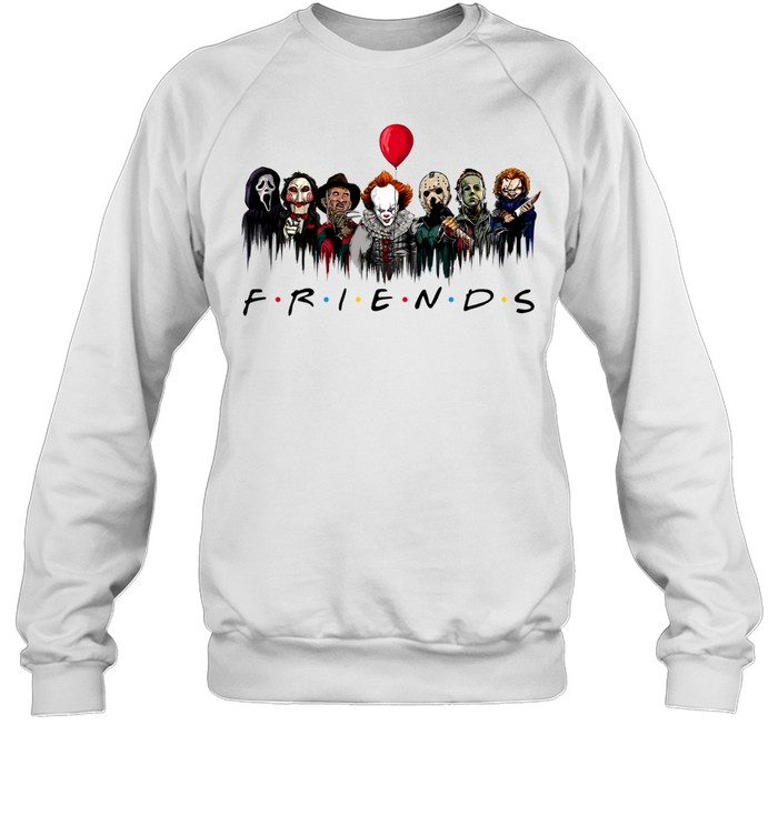 Horror Movie Characters Friends Parody Halloween Unisex Sweatshirt Horror Movie Characters Friends Parody Halloween Unisex Sweatshirt