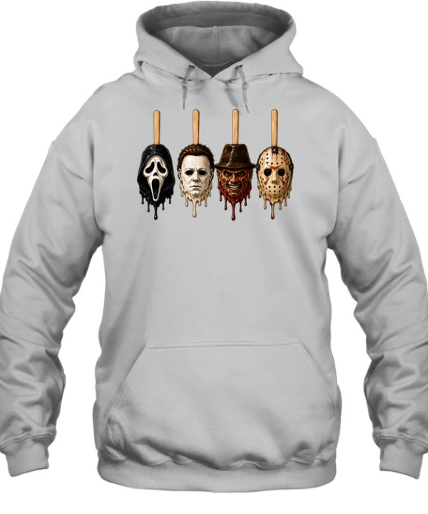 Horror Slasher Popsicles Freddy Jason Michael Ghostface Unisex Hoodie