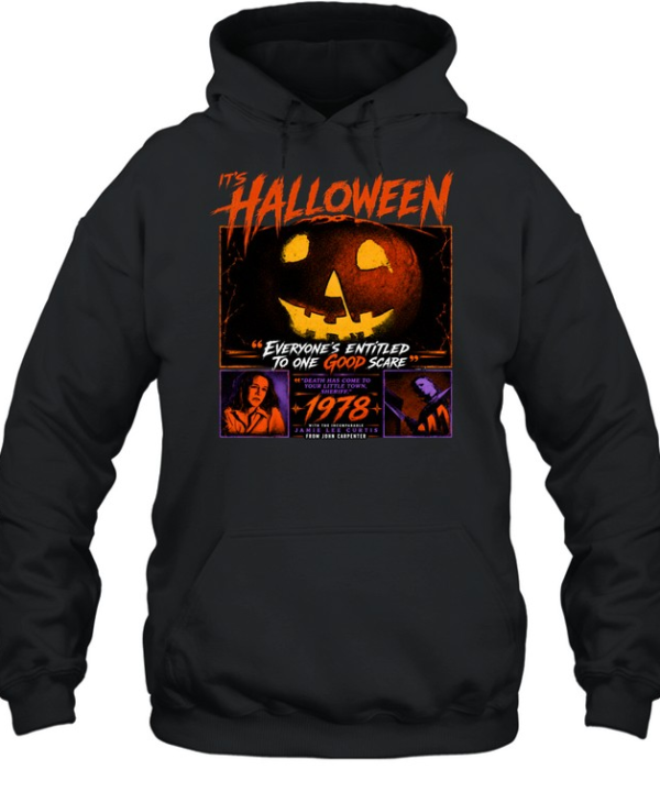 It's Halloween 1978 Movie Jack-O-Lantern Quotes Unisex Hoodie