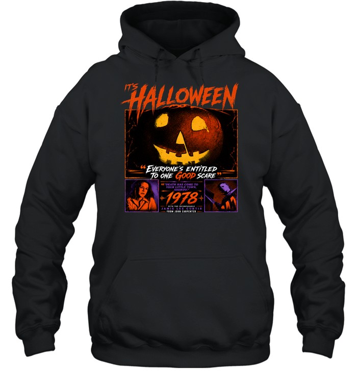 It's Halloween 1978 Movie Jack-O-Lantern Quotes Unisex Hoodie It's Halloween 1978 Movie Jack-O-Lantern Quotes Unisex Hoodie