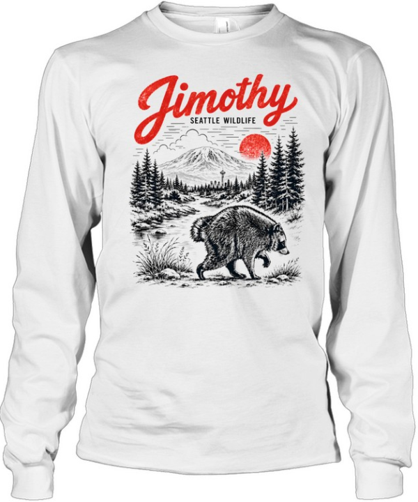 Jimothy Raccoon Long Sleeved T-shirt