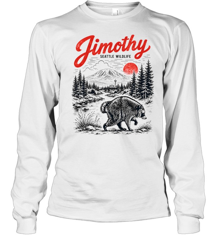 Jimothy Raccoon Long Sleeved T-shirt