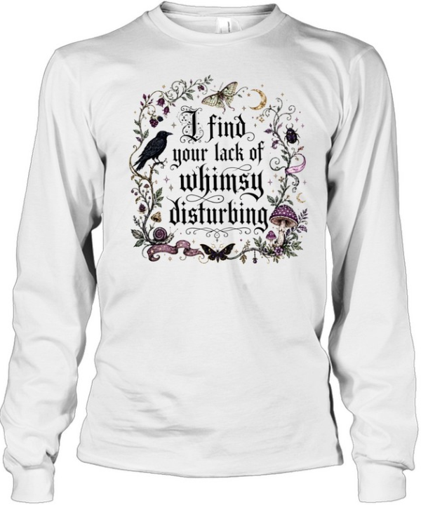 Lack of Whimsy Crow Fall  Long Sleeved T-shirt