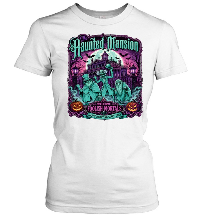 Retro The Haunted Mansion Halloween Classic Women's T-shirt