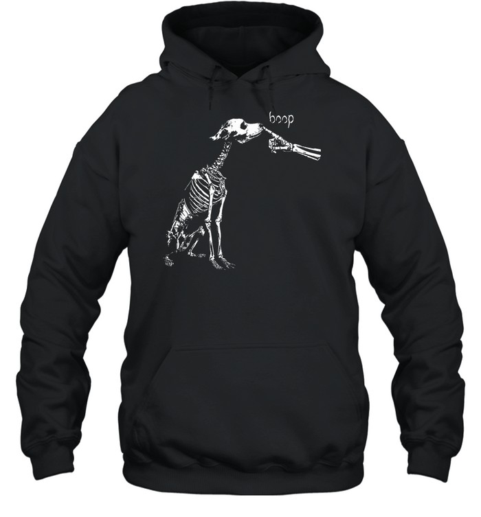 Skeleton Dog Boop Nose Funny Dog Lover Halloween Unisex Hoodie Skeleton Dog Boop Nose Funny Dog Lover Halloween Unisex Hoodie