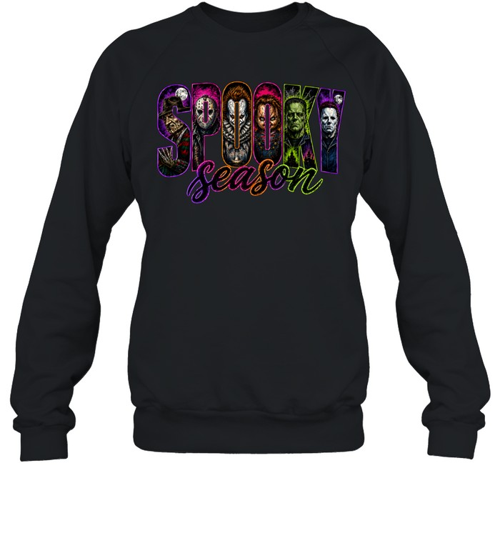 Spooky Season Horror Slasher Squad Freddy Jason Pennywise Chucky Unisex Sweatshirt Spooky Season Horror Slasher Squad Freddy Jason Pennywise Chucky Unisex Sweatshirt