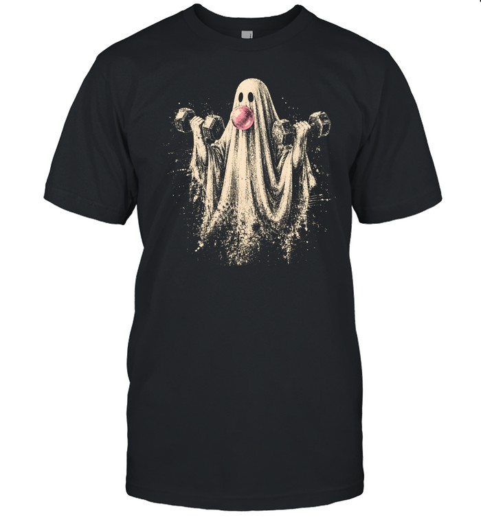 Vintage Lifting Ghost Weightlifting Dumbbell Halloween Classic Men's T-shirt Vintage Lifting Ghost Weightlifting Dumbbell Halloween Classic Men's T-shirt