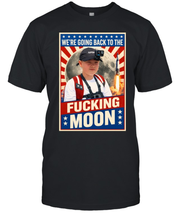 We’re going back to the fucking moon vintage shirt Classic Men's T-shirt