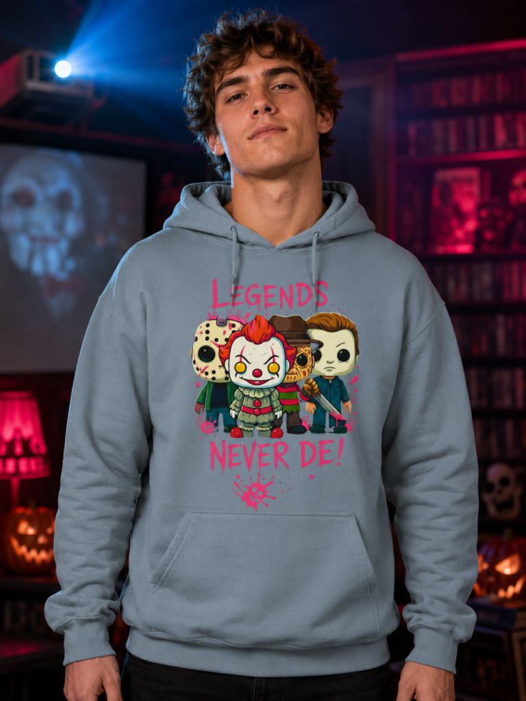 Chibi horror slasher legends shirt with cute design