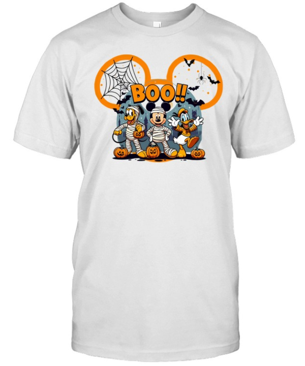 Boo Cartoon Friends Mummy Costumes Halloween T- Classic Men's T-shirt