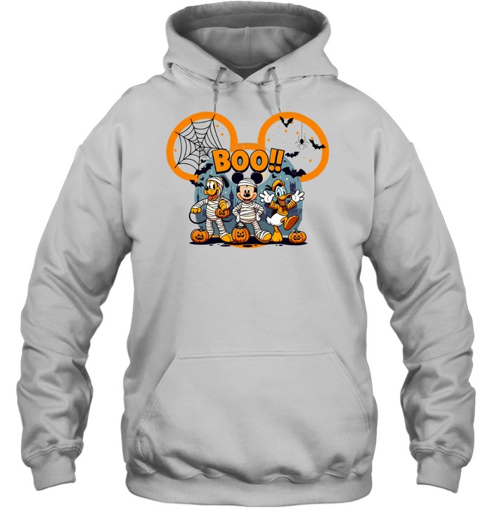 Boo Cartoon Friends Mummy Costumes Halloween T- Unisex Hoodie Boo Cartoon Friends Mummy Costumes Halloween T- Unisex Hoodie