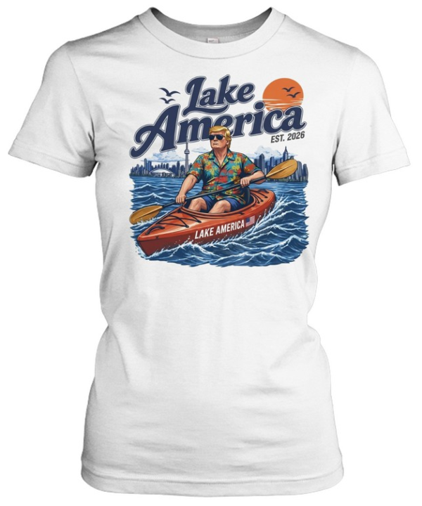 Donald Trump Lake America 2026 Kayaking Hawaiian  Classic Women's T-shirt