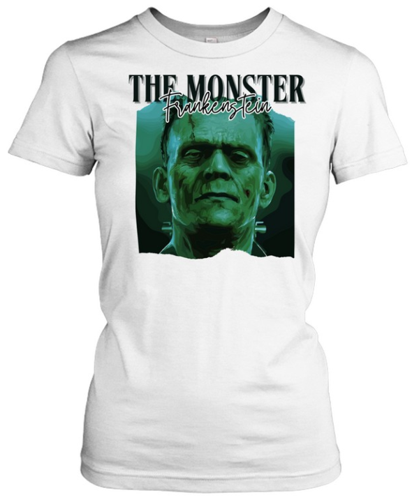 Frankenstein The Monster Classic Horror Sci-Fi Graphic T- Classic Women's T-shirt