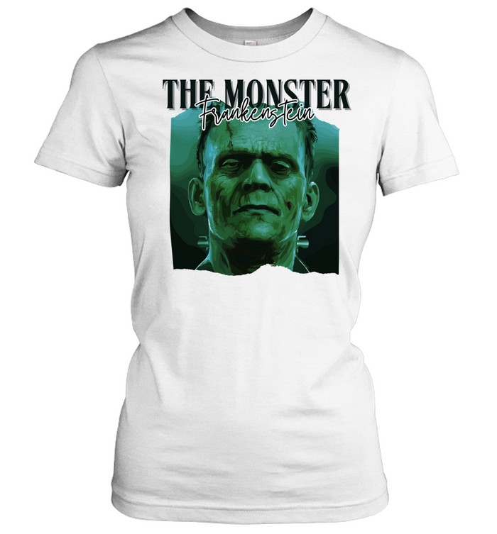 Frankenstein The Monster Classic Horror Sci-Fi Graphic T- Classic Women's T-shirt