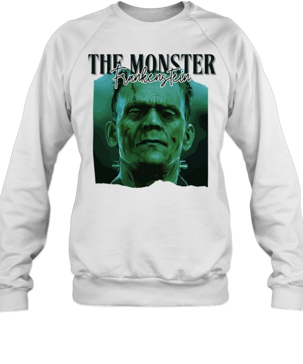 Frankenstein The Monster Classic Horror Sci-Fi Graphic T- Unisex Sweatshirt