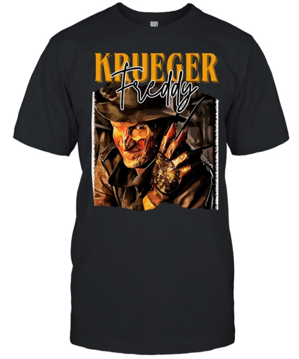 Freddy Krueger Nightmare Glove Blade Horror Movie Graphic T- Classic Men's T-shirt