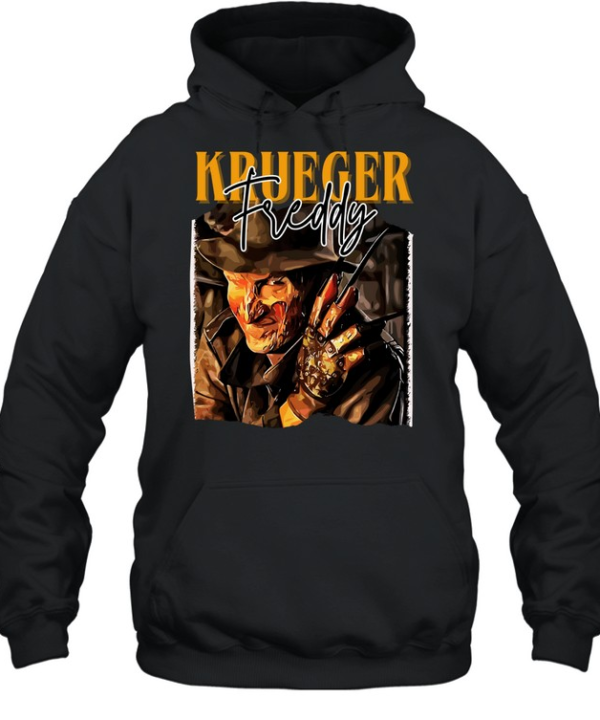 Freddy Krueger Nightmare Glove Blade Horror Movie Graphic T- Unisex Hoodie