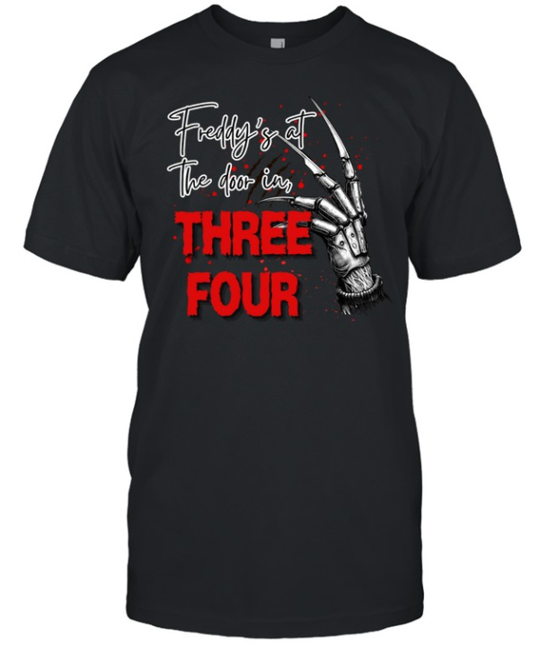 Freddy's At The Door Three Four Glove Halloween T- Classic Men's T-shirt