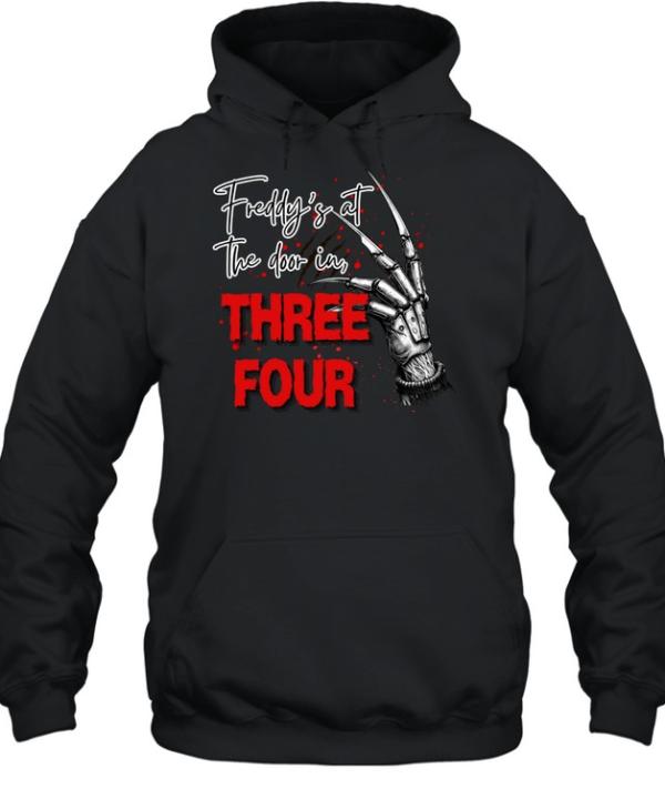 Freddy's At The Door Three Four Glove Halloween T- Unisex Hoodie