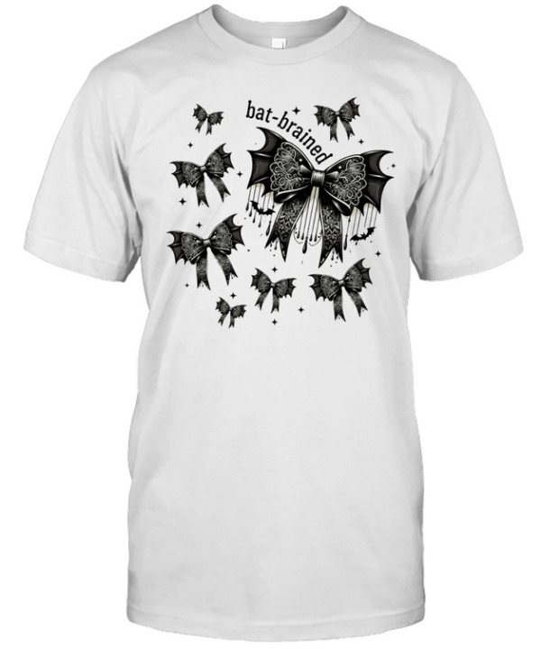Gothic Bat Wing Lace Ribbon Bows Halloween T- Classic Men's T-shirt