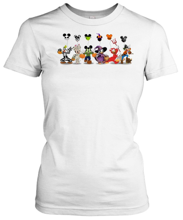 Halloween Spooky Friends Trick Or Treat Costumes T- Classic Women's T-shirt