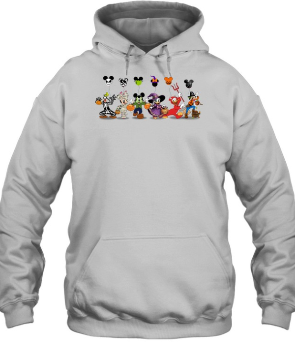 Halloween Spooky Friends Trick Or Treat Costumes T- Unisex Hoodie