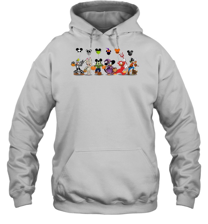 Halloween Spooky Friends Trick Or Treat Costumes T- Unisex Hoodie Halloween Spooky Friends Trick Or Treat Costumes T- Unisex Hoodie