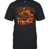 He's From Texas I Can Tell Skull Chainsaw Texas Flag Pumpkin Halloween T- Classic Men's T-shirt