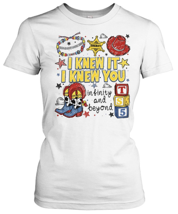 I Knew It I Knew You Toy Story Cowgirl Boots Sheriff Graphic  Classic Women's T-shirt