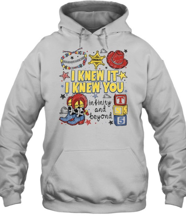 I Knew It I Knew You Toy Story Cowgirl Boots Sheriff Graphic  Unisex Hoodie