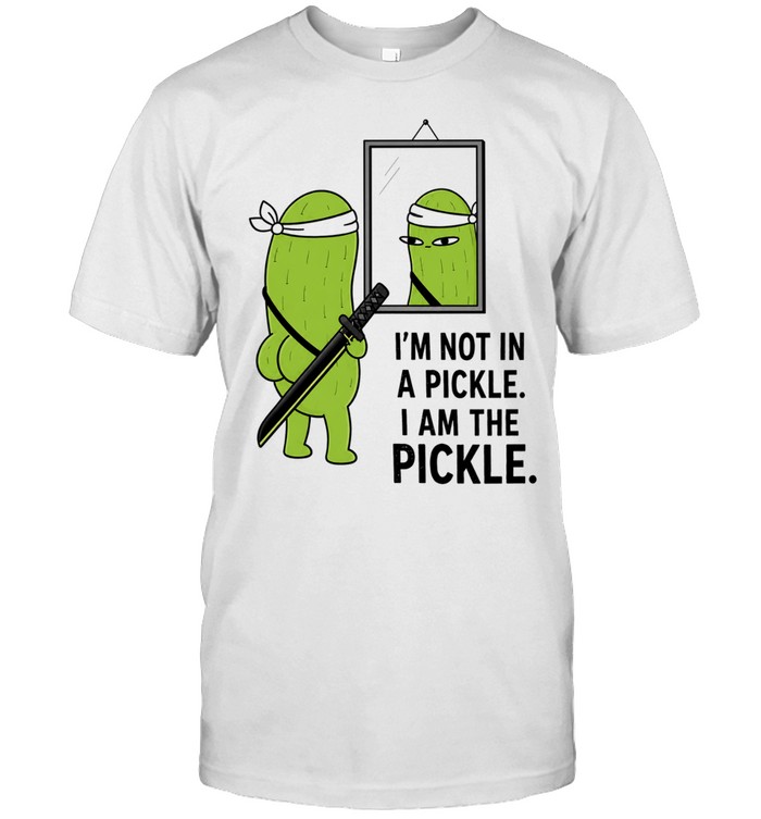 I’m not in a pickle I am the cartoon samurai katana mirror reflection Classic Men's T-shirt I’m not in a pickle I am the cartoon samurai katana mirror reflection Classic Men's T-shirt
