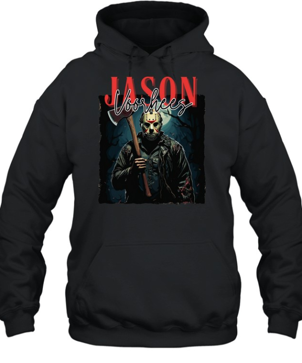 Jason Voorhees Bloody Axe Camp Crystal Lake Halloween Horror Unisex Hoodie