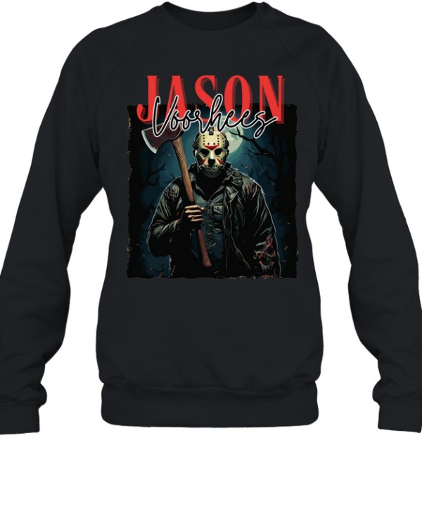 Jason Voorhees Bloody Axe Camp Crystal Lake Halloween Horror Unisex Sweatshirt
