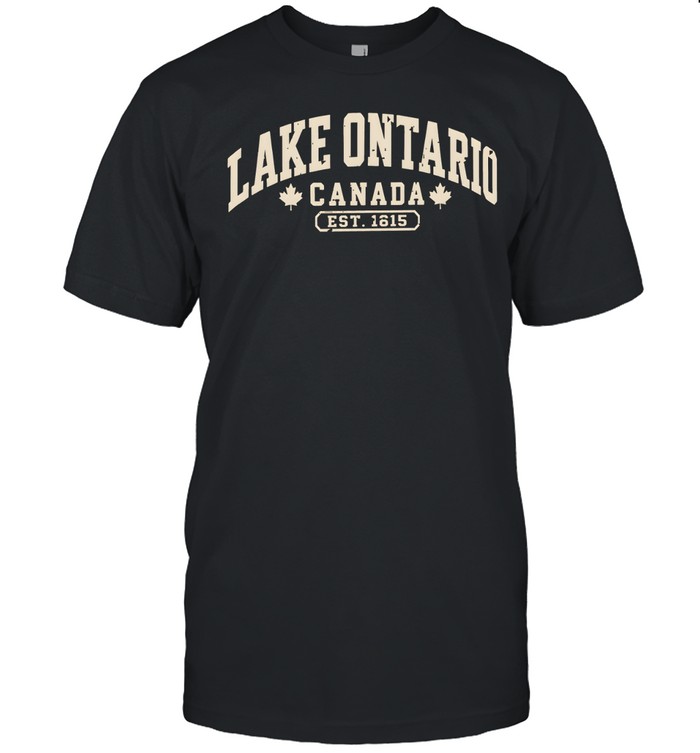 Lake Ontario Est 1615 Classic Men's T-shirt Lake Ontario Est 1615 Classic Men's T-shirt