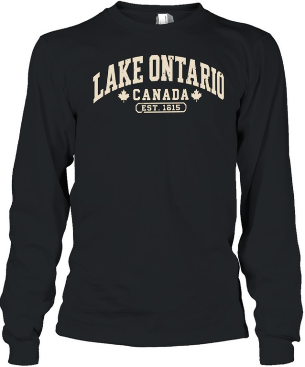 Lake Ontario Est 1615 Long Sleeved T-shirt
