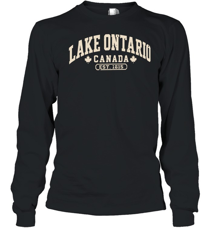 Lake Ontario Est 1615 Long Sleeved T-shirt
