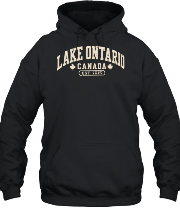 Lake Ontario Est 1615 Unisex Hoodie