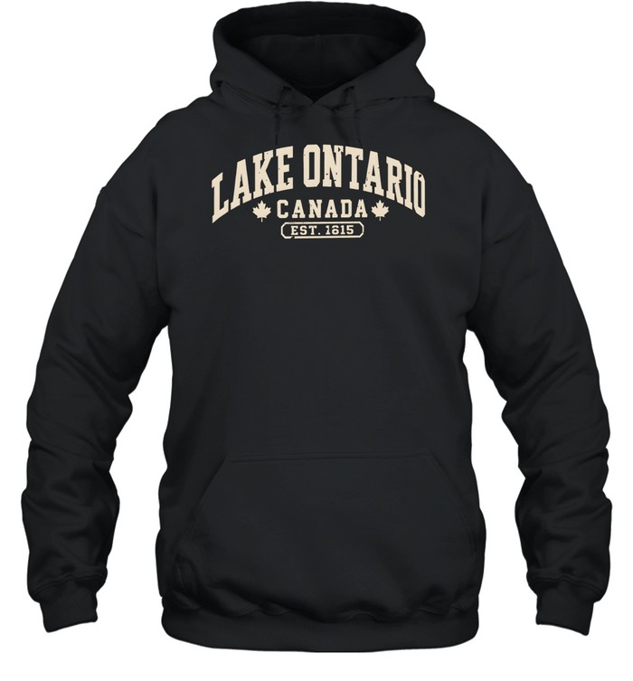 Lake Ontario Est 1615 Unisex Hoodie Lake Ontario Est 1615 Unisex Hoodie
