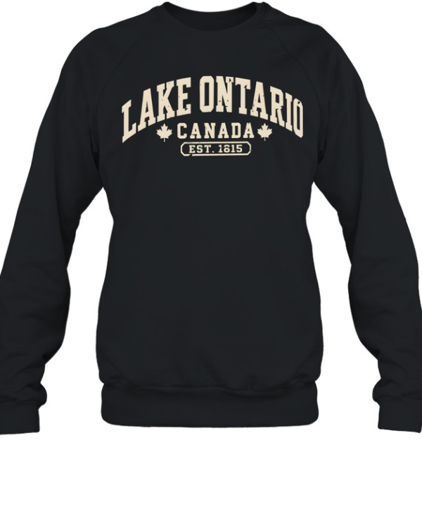 Lake Ontario Est 1615 Unisex Sweatshirt