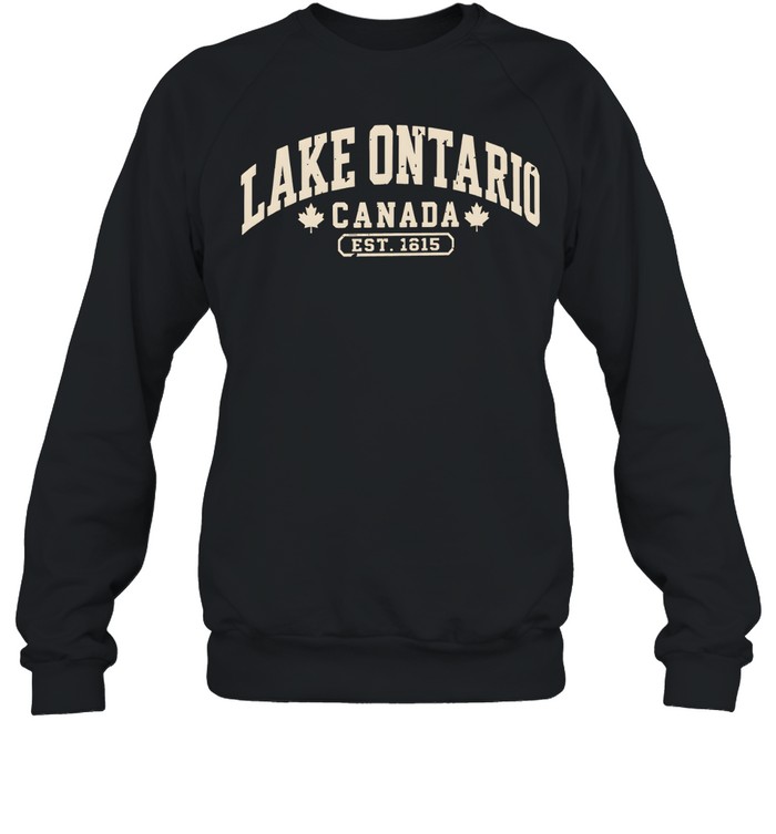 Lake Ontario Est 1615 Unisex Sweatshirt Lake Ontario Est 1615 Unisex Sweatshirt