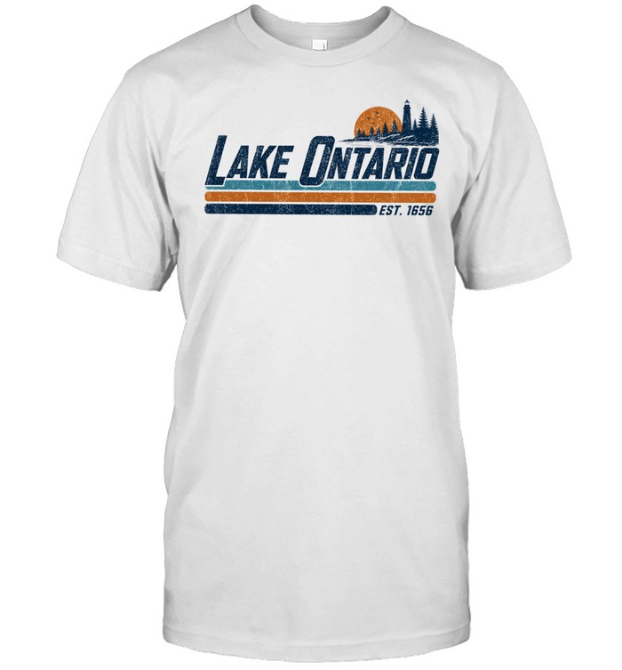 Lake Ontario Great Lakes Classic Men's T-shirt Lake Ontario Great Lakes Classic Men's T-shirt