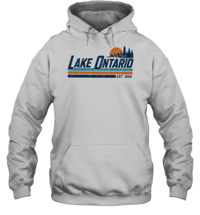Lake Ontario Great Lakes Unisex Hoodie Lake Ontario Great Lakes Unisex Hoodie