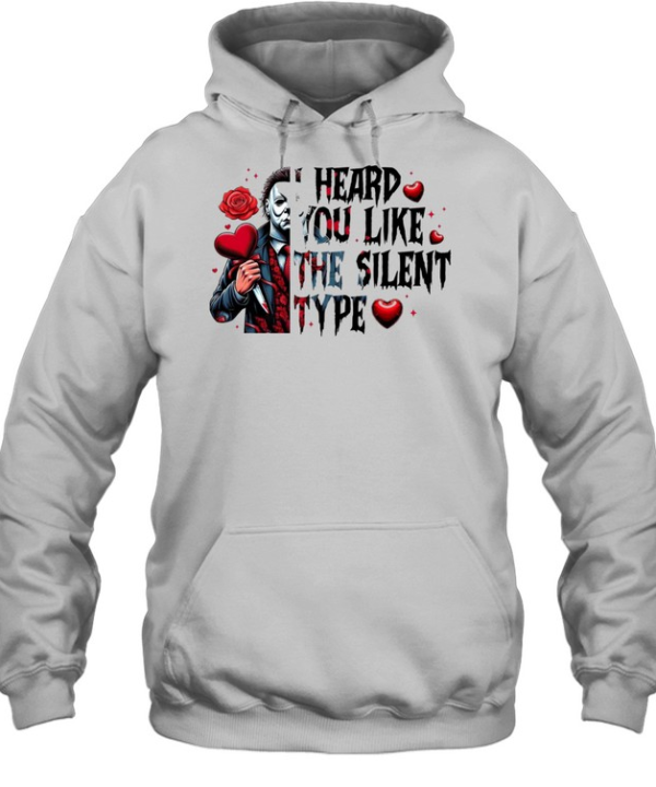 Michael Myers Heart Balloon Rose Halloween Horror Romance Graphic  Unisex Hoodie