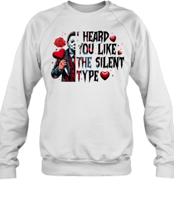Michael Myers Heart Balloon Rose Halloween Horror Romance Graphic  Unisex Sweatshirt